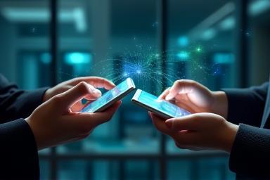 Mobile devices connecting over a digital network